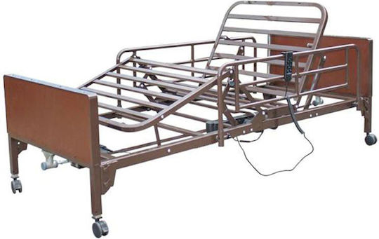 Mobiak Electric Poliedru Pat de spital Pat de spital electric cu saltea, suspensie și balustradă