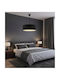 Megapap Monahan Pendant Light Black with Socket E27 38x21x70cm