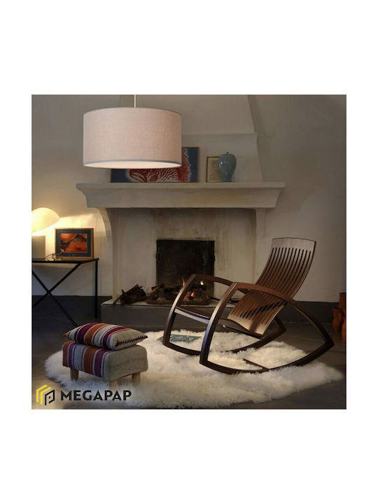 Megapap Wilson Pendant Light Brown with Socket E27 38x20x70cm
