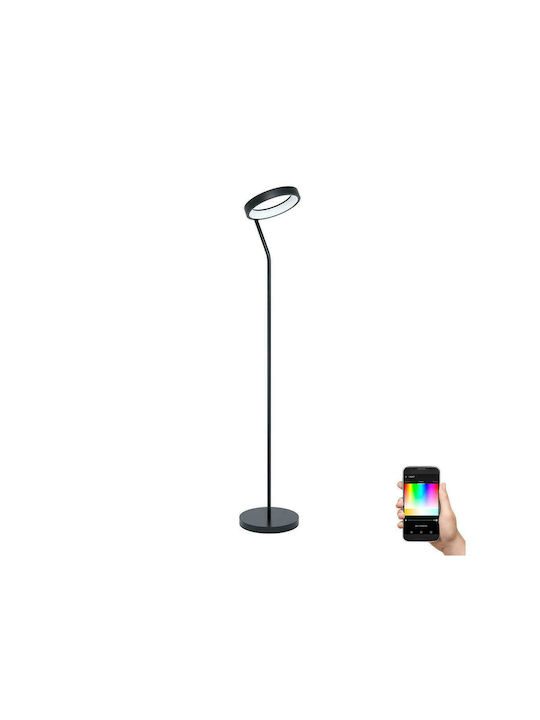 Eglo Marghera LED Φωτιστικό Δαπέδου Υ169xΜ27εκ. με RGBW Φως Μαύρο