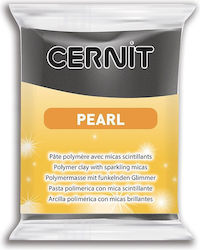 Cernit Pearl Polymer Clay Blackς 56gr CE086100