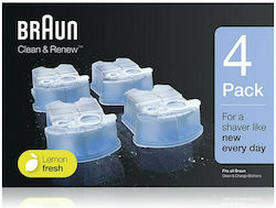 Braun 4-pack Refills Clean Renew Ccr4 3+1