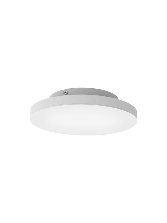 Eglo Turcona Modern Plastic Ceiling Mount Light with Integrated LED in White color 30pcs