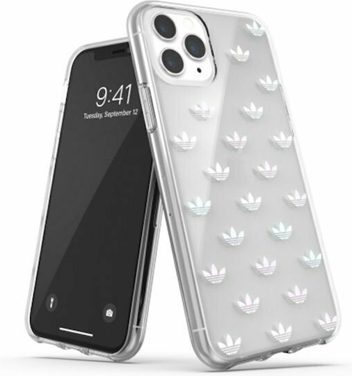 adidas SnapCase ENTRY Back Cover Σιλικόνης Ασημί (iPhone 12 / 12 Pro)