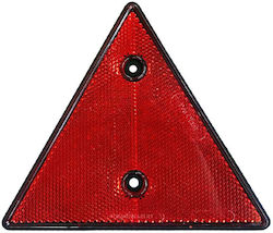 Carner Truck Reflector Reflective Screw Triangle 139mm x 160mm Red 1 piece