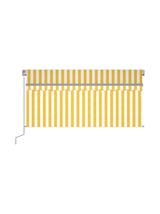 vidaXL Zelt Terrasse mit LEDs Yellow / White 3x...