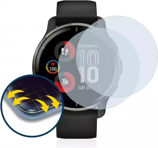 Brotect Flex 2 pack Screen Protector pentru Garmin Venu 2 Plus 2buc TPU-B13710