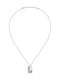 Maserati Necklace Made of Gold Plated Steel Blue
