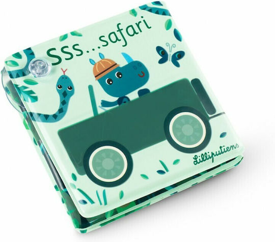 Lilliputiens Safari Bath Book for 12++ Months