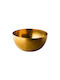 Stylepoint Bowl Inox Salad Bowl Gold 30x30x15cm