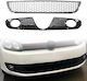 Carner Bumper Grills Car Front & Headlight Covers Compatible with Volkswagen Golf 6 2008-2013 GTI