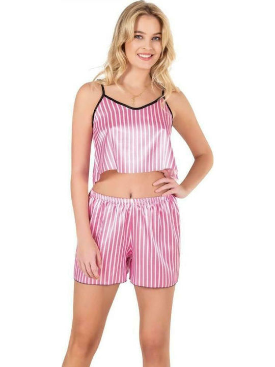 Moongirl Καλοκαιρινό Babydoll Ροζ