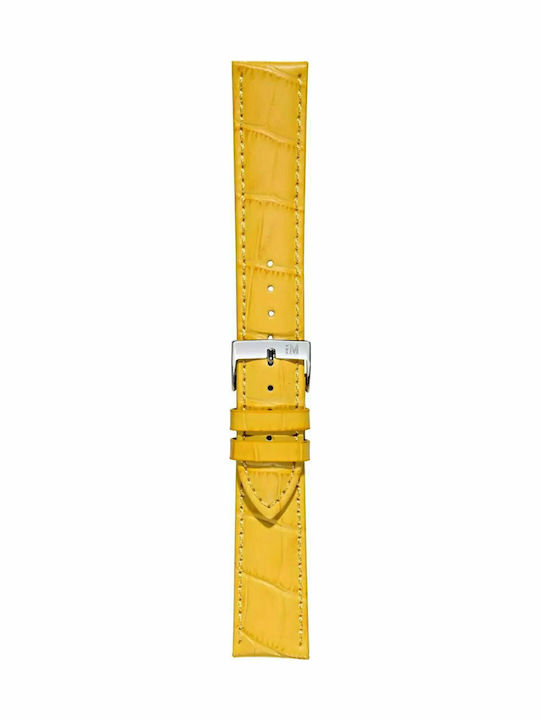 Morellato Bolle Lederriemen Gelb 22mm