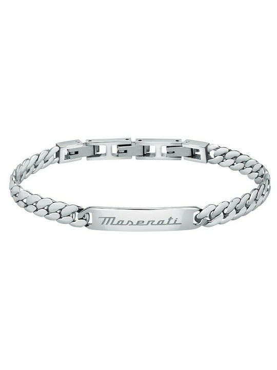 Maserati Bracelet Id made of Steel