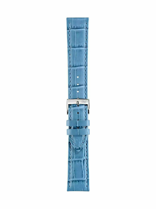 Morellato Bolle Lederriemen Hellblau 22mm