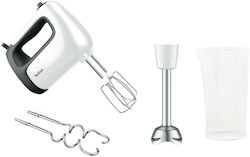 Tefal Prep'Mix+ HT462 Μίξερ Χειρός 500W Λευκό Tefal Prep'Mix+ HT462 Μίξερ Χειρός 500W Λευκό