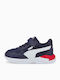 X-Ray Kids Sneakers with Scratch Navy Blue