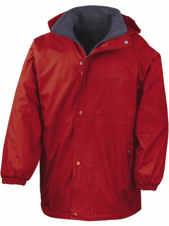 Result Winter Jacket Red / Navy Blue