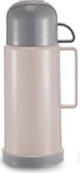 Ankor Bottle Thermos Plastic 1lt Beige with Cap...