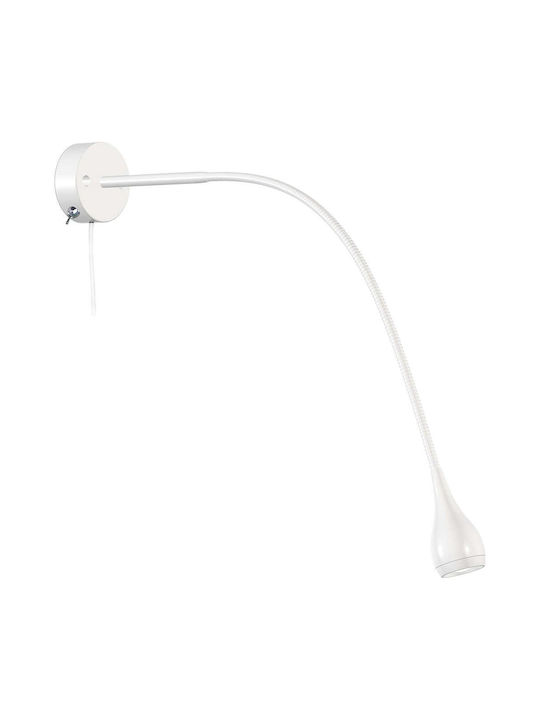 Nordlux Drop Μονό LED Θερμό Λευκό Σποτ σε Λευκό Χρώμα