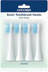 Concept Perfect Smile Soft Clean ZK0002 4 Bucăți Rezerve Capete Periuță Dinti Electrica