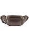 Kappa Bags Men's Leather Waist Bag Brown