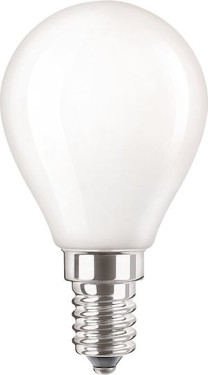 Philips Corepro LED Bulb 4.3W 80mm for Socket E14 and Shape P45 Warm White 470lm
