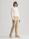 Trousers Chino Elastic in Slim Fit Dark Khaki