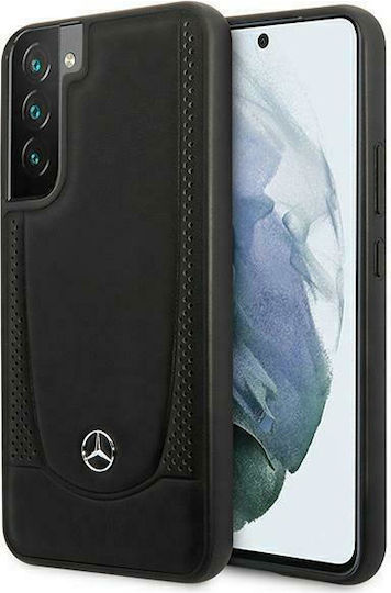 Mercedes-Benz Leather Urban Line Back Cover Piele Negru (Galaxy S22+ 5G - Galaxy S22+ 5G)