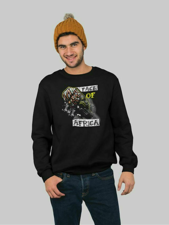 Face of Africa Sweatshirt - BLACK