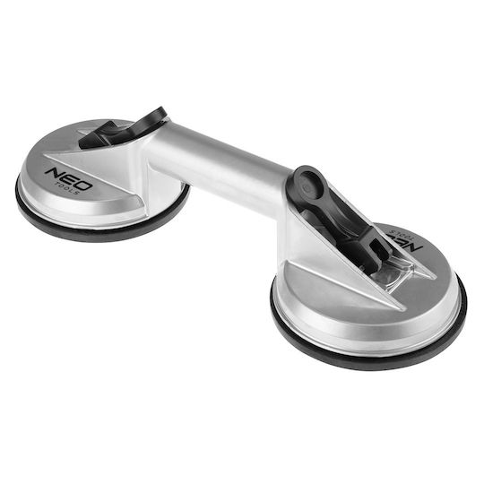 Neo Tools Aluminum Double Work Suction Cup 120mm with Max Lifting Weight 100kg