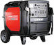 Loncin LC 7000i Silent Generator Inverter Gasoline Four-stroke with Handle, Wheels, and Maximum Power 7kVA