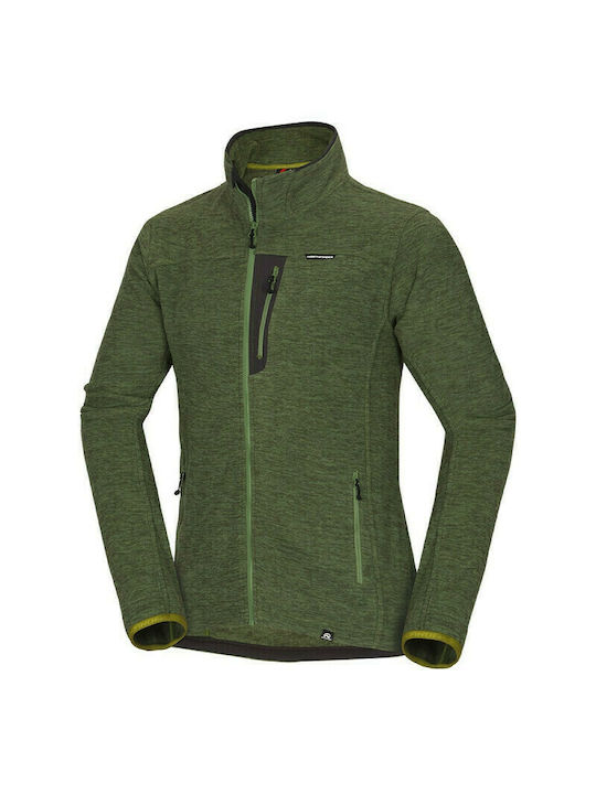MI-3352OR-316 GREEN men's thermal sweater NorthPolar® Fleece 200 JAIME
