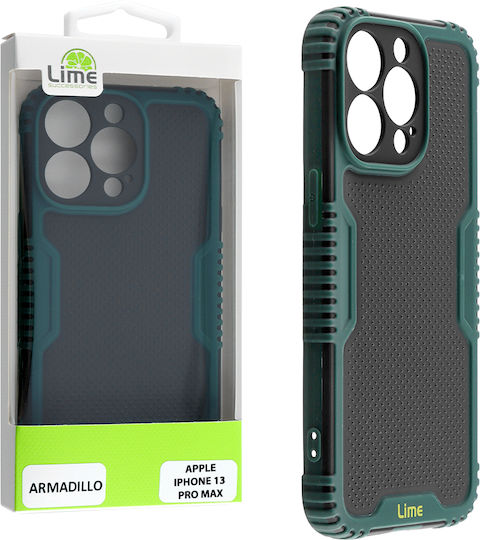 Lime Armadillo Camera Guard Back Cover Πλαστικό Πράσινο (iPhone 13 Pro Max)