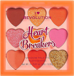 Revolution Beauty Heartbreakers Παλέτα με Σκιές...