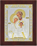 Prince Silvero Image Holy Family Brown Silver 20x26cm