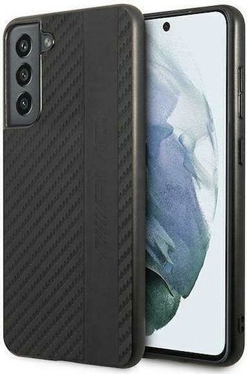 Mercedes-Benz Carbon Stripe & Embossed Back Cover Πλαστικό Μαύρο (Galaxy S21 FE 5G)