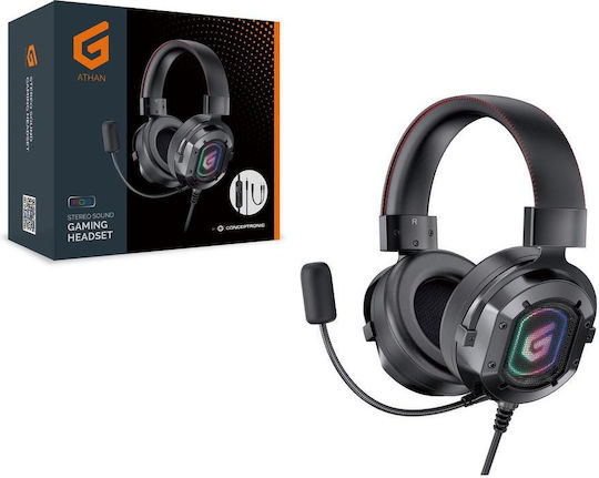 Conceptronic ATHAN03B Over Ear Gaming Headset with Connection 3.5mm