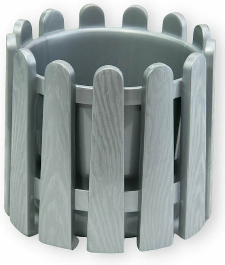 Viosarp Vază Pentru Plante Din Plastic Gri 15x15x16 cm