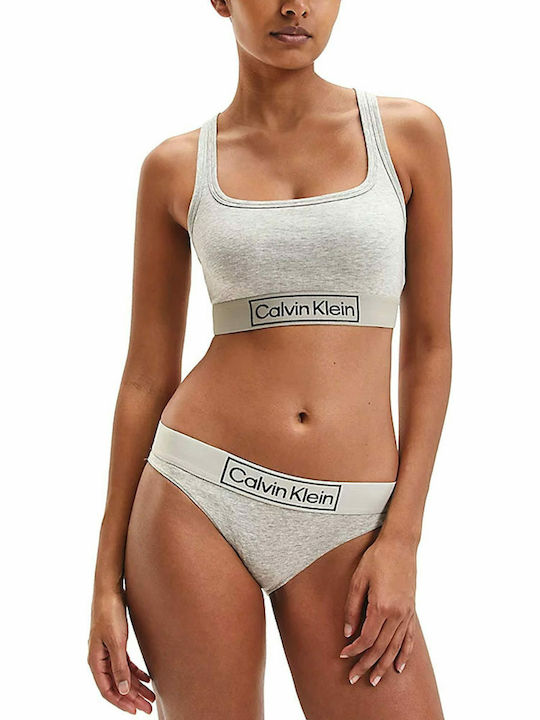 Calvin Klein Women's Bra without Padding Grey