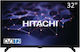 Hitachi Τηλεόραση 32" HD Ready LED 32HE1105 (2019)