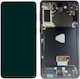 Samsung Οθόνη OLED mit Touch-Mechanismus und Rahmen für Samsung Galaxy S21 Plus (Schwarz)
