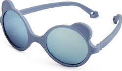 KiETLA Ourson 0-1 Year Baby Sunglasses Silver Blue OU1SUNSILVER