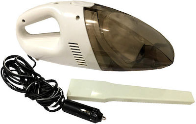 Guard Aspiratore Car Handheld Vacuum Dry Vacuuming with Power 60W & Car Socket Cable 12V Άσπρο/Φιμέ