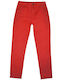 Kids' Fabric Pants Red