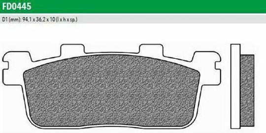Newfren Motorcycle Brake Pads F607 Kymco Xciting 300 for Kymco People / X-Town / Xciting 300 / Downtown 350i Yamaha X-MAX