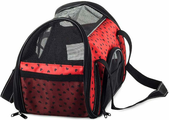 Waterproof Dog/Cat Carrying Red Shoulder Bag L41xW23xH27cm