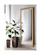 Mirrors & More Bianca Wandspiegel Ganzkörper mit Beige Hölzernes Rahmen 170x70cm 1Stück