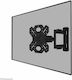 Neomounts WL40S-850BL12 Wall TV Mount with Arm up to 55" and 40kg