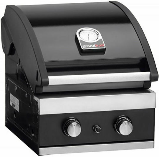GrandHall Classic G2BI Grătar pe gaz Din fontă Grătar 45bucx40buccm cu 2 buc 8.4kW